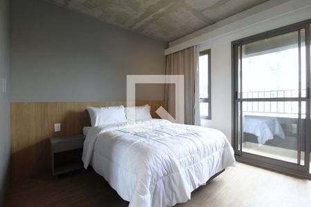 Sala/Quarto de kitnet/studio para alugar com 1 quarto, 25m² em Indianópolis, São Paulo