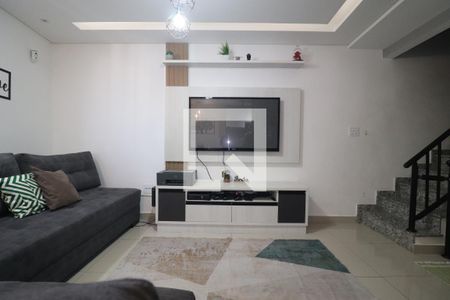 Sala de casa para alugar com 2 quartos, 140m² em Parque das Nações, Santo André