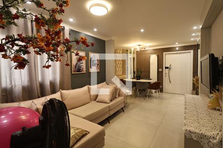 Sala de apartamento à venda com 2 quartos, 134m² em Parque das Nações, Santo André