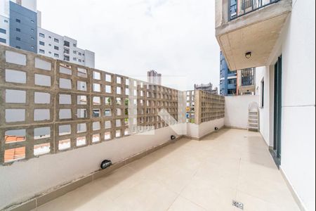 Varanda e Quintal  de apartamento à venda com 2 quartos, 53m² em Campestre, Santo André