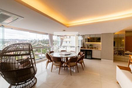 Sala de apartamento à venda com 4 quartos, 204m² em Lourdes, Belo Horizonte