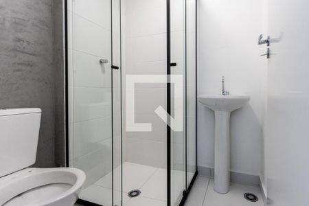 Banheiro de apartamento para alugar com 2 quartos, 34m² em Parque Industrial Tomas Edson, São Paulo