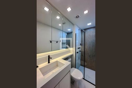 Banheiro de apartamento para alugar com 1 quarto, 32m² em Belenzinho, São Paulo