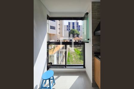Sacada da Sala/Cozinha de apartamento para alugar com 1 quarto, 42m² em Centro, São Bernardo do Campo