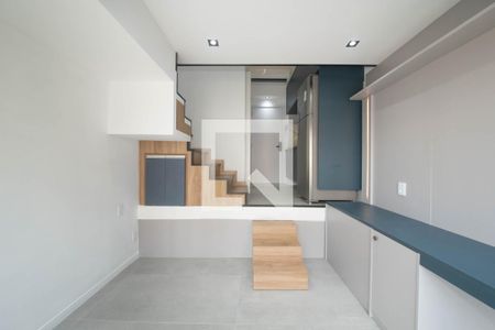 Sala de apartamento para alugar com 1 quarto, 35m² em Santo Amaro, São Paulo