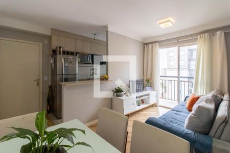 Sala de apartamento à venda com 2 quartos, 55m² em Vila Augusta, Guarulhos