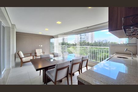 Varanda de apartamento para alugar com 4 quartos, 134m² em Barra Funda, São Paulo