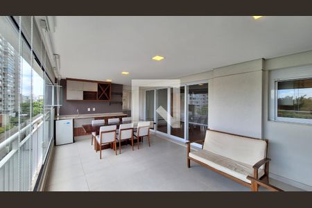 Varanda de apartamento para alugar com 4 quartos, 134m² em Barra Funda, São Paulo