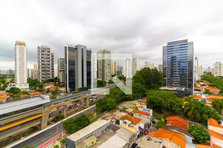 Varanda de kitnet/studio para alugar com 1 quarto, 24m² em Vila Cordeiro, São Paulo
