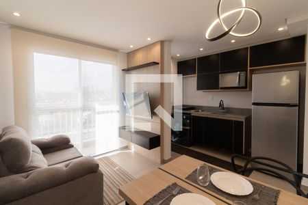 Sala - Cozinha de apartamento para alugar com 2 quartos, 38m² em Vila Butantã, São Paulo