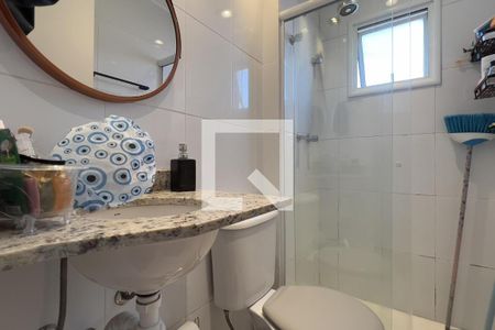 Banheiro da Suíte de apartamento à venda com 2 quartos, 51m² em Jardim São Jorge, Guarulhos