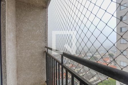 Varanda da sala  de apartamento para alugar com 3 quartos, 59m² em Centro, Diadema