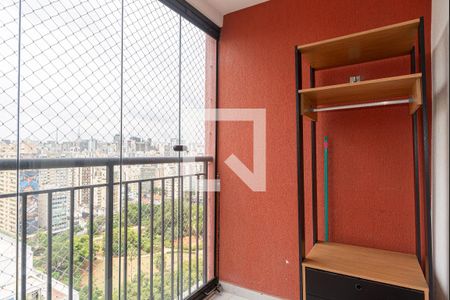 Varanda da Sala/Quarto de kitnet/studio para alugar com 1 quarto, 24m² em Consolação, São Paulo
