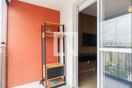 Varanda da Sala/Quarto de kitnet/studio para alugar com 1 quarto, 24m² em Consolação, São Paulo