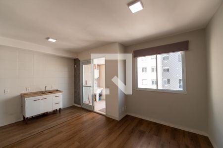 Sala_Cozinha de apartamento para alugar com 1 quarto, 42m² em Jardim Tupanci, Barueri