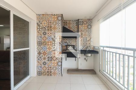 Varanda Gourmet de apartamento à venda com 2 quartos, 69m² em Chácara Seis de Outubro, São Paulo