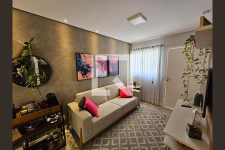 Sala de casa de condomínio à venda com 3 quartos, 100m² em Fazenda Santa Cândida, Campinas