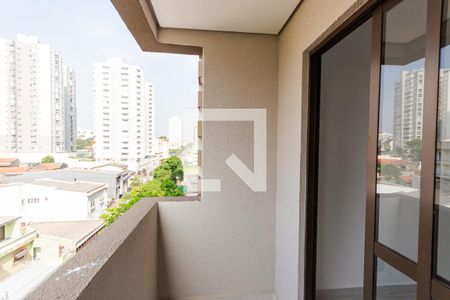 Varanda de apartamento à venda com 2 quartos, 56m² em Parque das Nações, Santo André