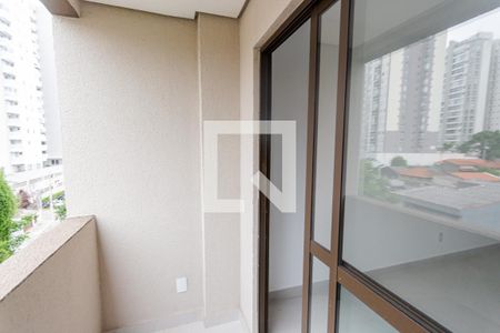 Varanda da Sala de apartamento à venda com 2 quartos, 56m² em Parque das Nações, Santo André