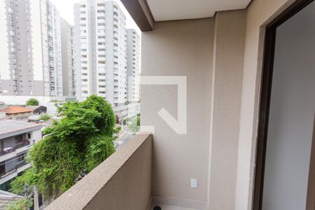 Varanda da Sala de apartamento à venda com 2 quartos, 56m² em Parque das Nações, Santo André