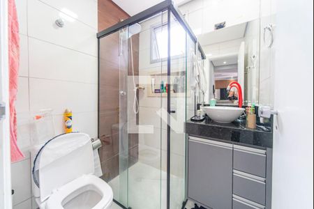 Banheiro  de apartamento para alugar com 2 quartos, 55m² em Vila Lutécia, Santo André