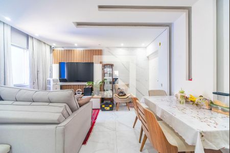 Sala de apartamento para alugar com 2 quartos, 55m² em Vila Lutécia, Santo André