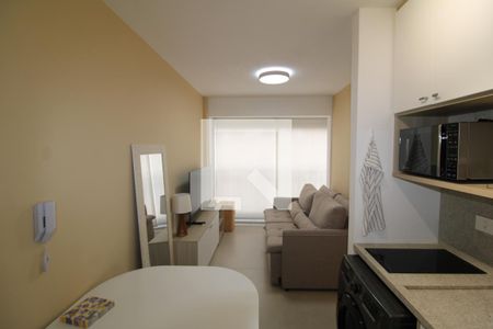 Sala/Cozinha de apartamento para alugar com 1 quarto, 27m² em Vila Dom Pedro Ii, São Paulo