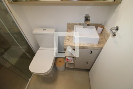 Banheiro de apartamento para alugar com 1 quarto, 27m² em Vila Dom Pedro Ii, São Paulo