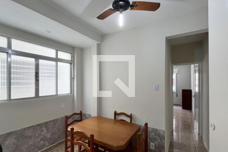 Sala de apartamento para alugar com 1 quarto, 42m² em José Menino, Santos