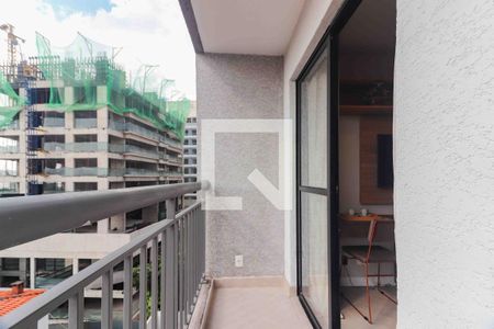 Varanda da Sala e Cozinha de apartamento para alugar com 1 quarto, 29m² em Butantã, São Paulo
