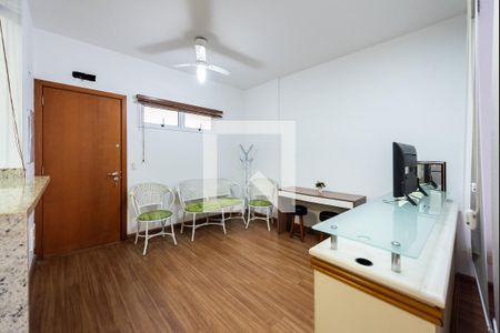Sala de kitnet/studio para alugar com 1 quarto, 45m² em Boqueirão, Santos