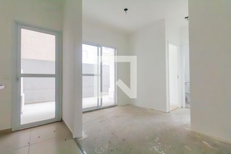 Sala e Cozinha de apartamento à venda com 2 quartos, 51m² em Vila Guilhermina, São Paulo