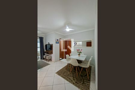 Sala de apartamento para alugar com 1 quarto, 55m² em Guilhermina, Praia Grande