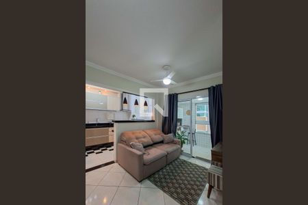 Sala de apartamento para alugar com 1 quarto, 55m² em Guilhermina, Praia Grande