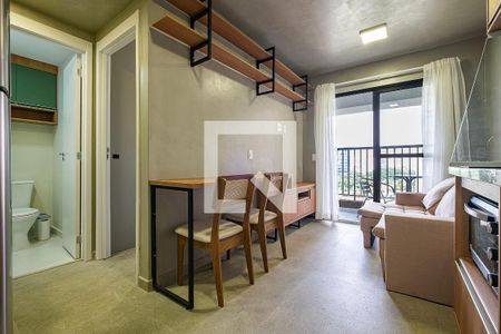 Sala/Cozinha de apartamento para alugar com 1 quarto, 275m² em Pinheiros, São Paulo