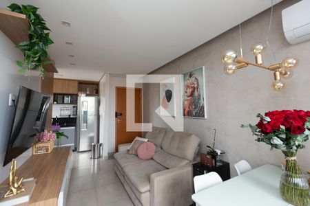 Sala de apartamento para alugar com 2 quartos, 53m² em Eldorado, Contagem