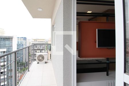 Varanda de kitnet/studio para alugar com 1 quarto, 30m² em Vila Olímpia, São Paulo