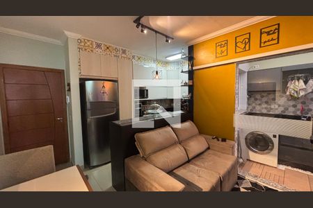 Sala  de apartamento para alugar com 2 quartos, 50m² em Parque Oratório, Santo André