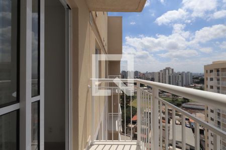 Varanda Sala/Cozinha de apartamento para alugar com 1 quarto, 27m² em Penha de França, São Paulo