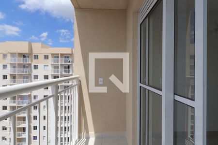 Varanda Sala/Cozinha de apartamento para alugar com 1 quarto, 27m² em Penha de França, São Paulo