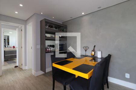 Sala de Jantar de apartamento à venda com 2 quartos, 60m² em Vila Valparaíso, Santo André