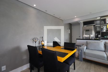 Sala de Jantar de apartamento à venda com 2 quartos, 60m² em Vila Valparaíso, Santo André