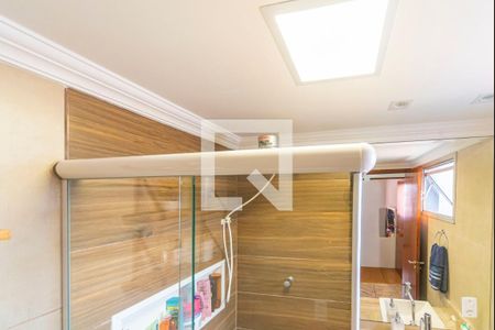 Banheiro de apartamento à venda com 2 quartos, 54m² em Parque das Nações, Santo André