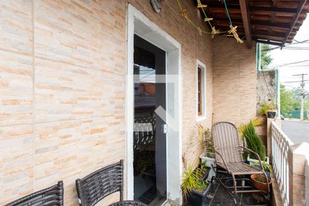 Varanda da Sala de casa para alugar com 2 quartos, 120m² em Gleba do Pêssego, São Paulo