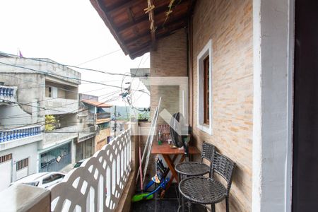 Varanda da Sala  de casa para alugar com 2 quartos, 120m² em Gleba do Pêssego, São Paulo