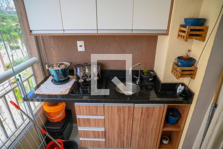 Varanda de apartamento à venda com 2 quartos, 64761m² em Vila Caraguata, São Paulo