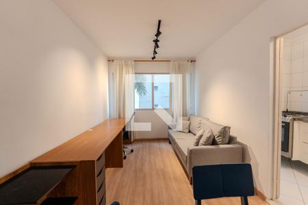 Sala de apartamento para alugar com 1 quarto, 37m² em Bela Vista, São Paulo