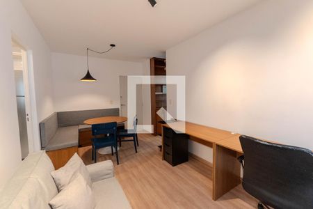 Sala de apartamento para alugar com 1 quarto, 37m² em Bela Vista, São Paulo