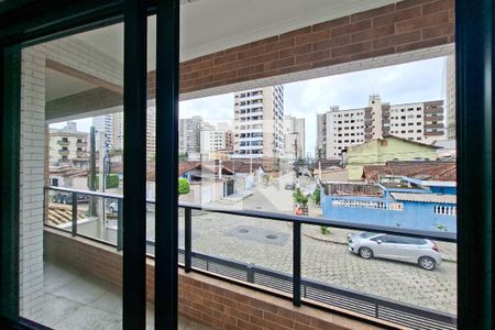 Sacada da Sala de casa de condomínio para alugar com 2 quartos, 71m² em Aviação, Praia Grande