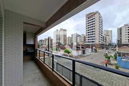 Sacada da Sala de casa de condomínio para alugar com 2 quartos, 71m² em Aviação, Praia Grande